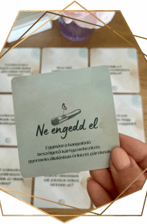 Egymásra hangolódó beszélgető kártya pároknak
